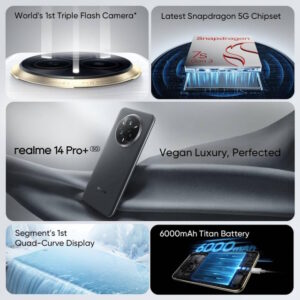 REALME 14 Pro+ 5G RMX5051 Suede Grey 12/512GB mobilni telefon
