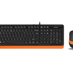 A4 TECH F1010 FSTYLER USB US narandžasta tastatura + USB narandžasti miš