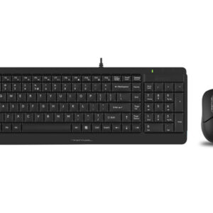 A4 TECH F1512S FSTYLER USB YU crna tastatura + USB crni miš